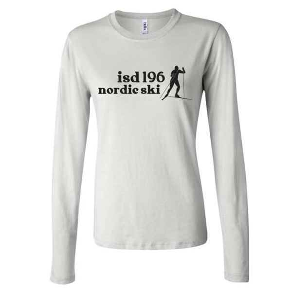 BELLA + CANVAS - Women’s Jersey Long Sleeve Tee - Printed Logo Thumbnail