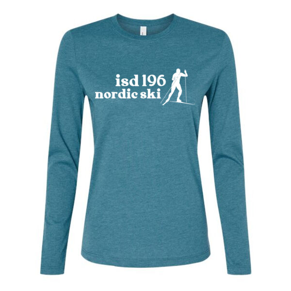 BELLA + CANVAS - Women’s Jersey Long Sleeve Tee - Printed Logo Thumbnail