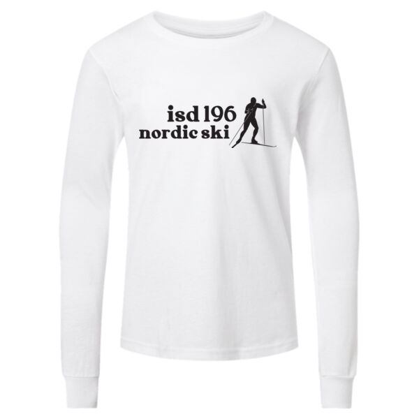 Bella & Canvas Youth Heather CVC Long Sleeve Tee - Printed Logo Thumbnail